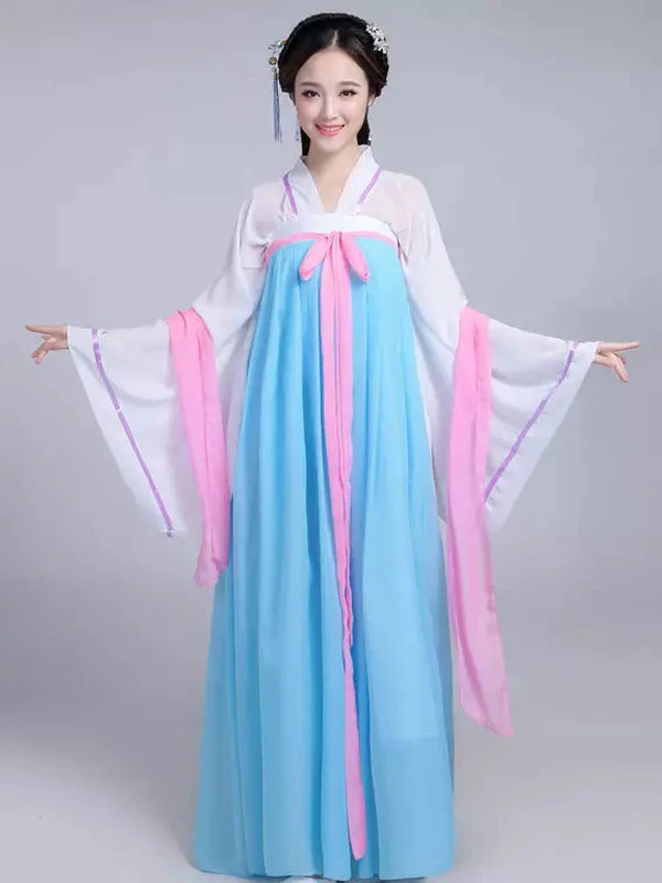 simple womens plus size hanfu dresses