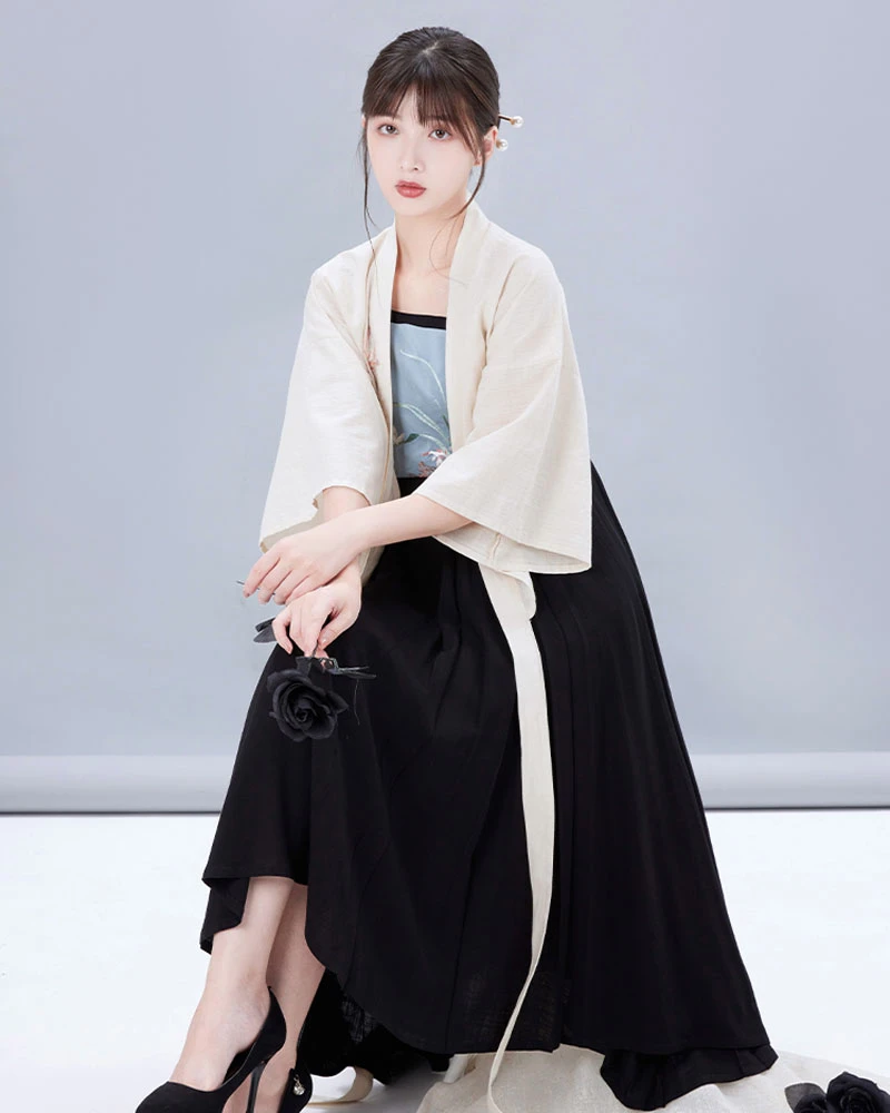 butterfly orchid casual hanfu for women