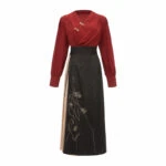 casual friday red hanfu clothing