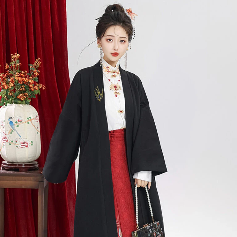 Classic Red Hanfu Chinese Dress For Women Newhanfu