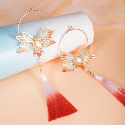 butterfly ring hanfu accessory hair ornament