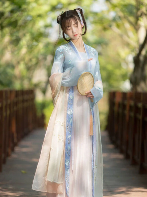 the common 4 types of traditional hanfu tops
