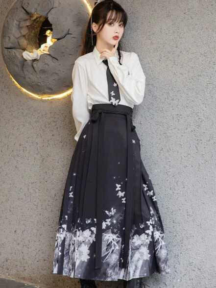 The Hanfu Horse Face Skirt and How to Wear - Newhanfu