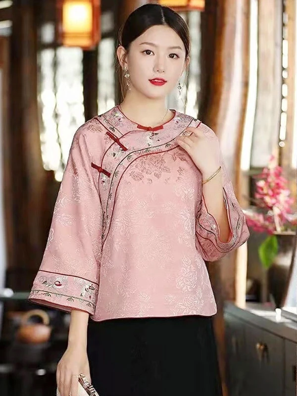 4 typical chinese hanfu blouse collar