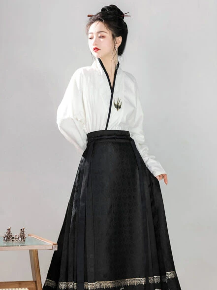 Swallow Mamian Skirt Women's Fashion Hanfu - Newhanfu