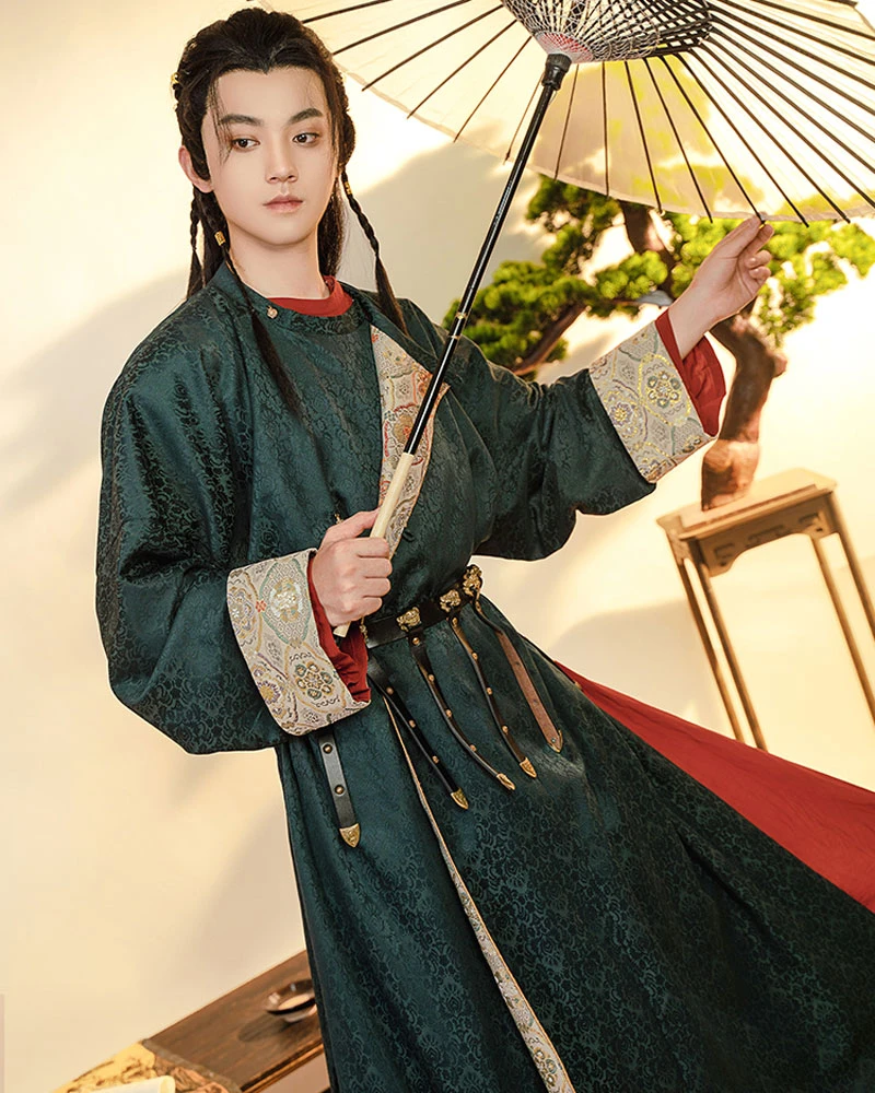 teen boy hanfu robe men
