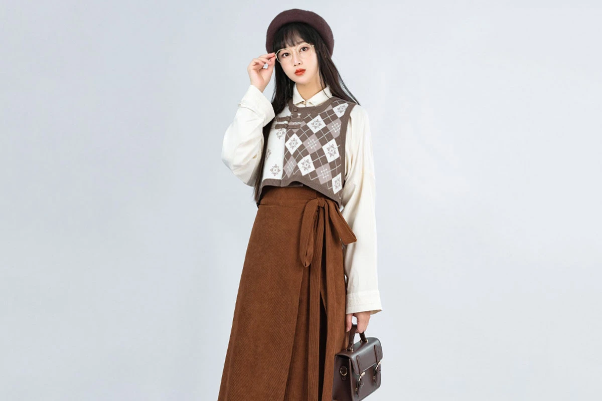 beautiful brown hanfu to your collection