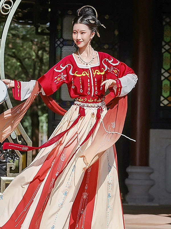 how to choose slim hanfu small size dress