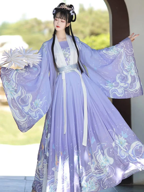 stunning purple hanfu for your next event
