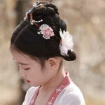 peony hairclip hanfu accessories for girl