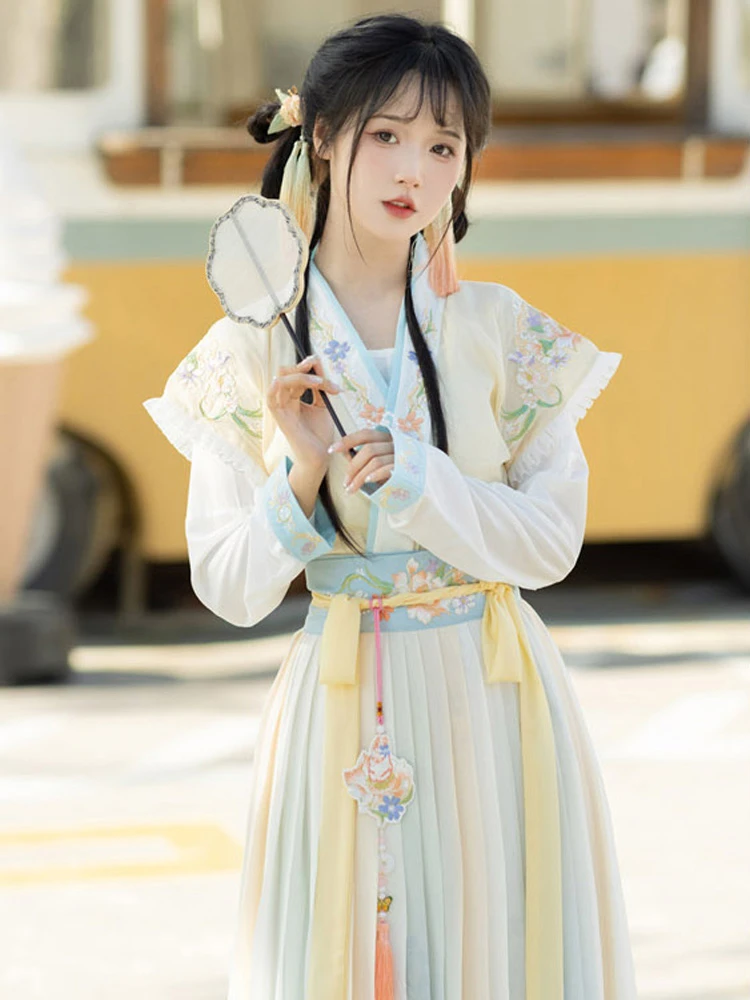 New Tang Beizi Hanfu Qiyao Dress