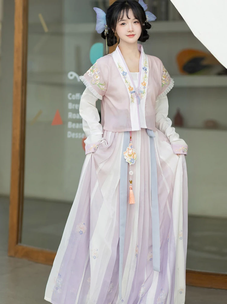 New Tang Beizi Hanfu Qiyao Dress