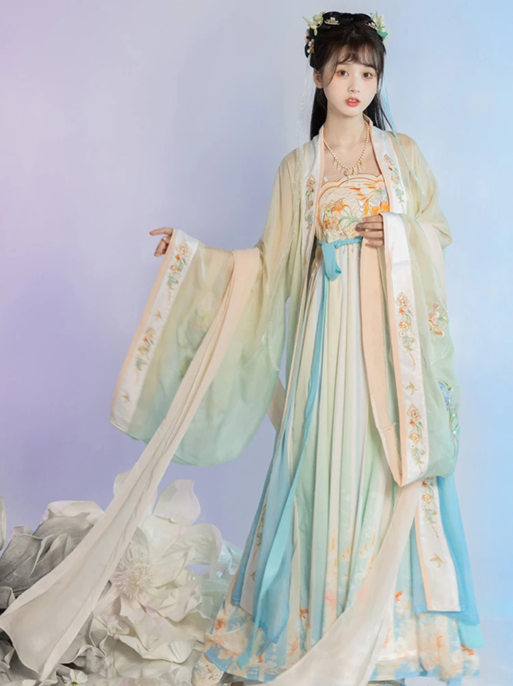 Gorgeous Women Tang Heziqun Dress for Summer