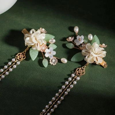 Hanfu Hair Clips Smart Long Tassel Headdress Cheongsam Accessories