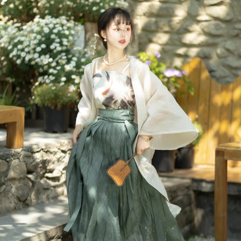 Summer Women Modern Hanfu Song Daily Costume - Newhanfu