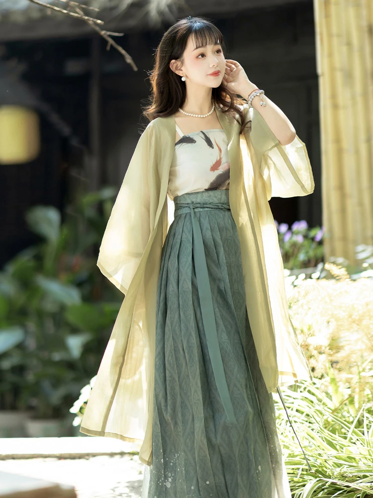 Summer Women Modern Hanfu Song Dynasty Daily Costume