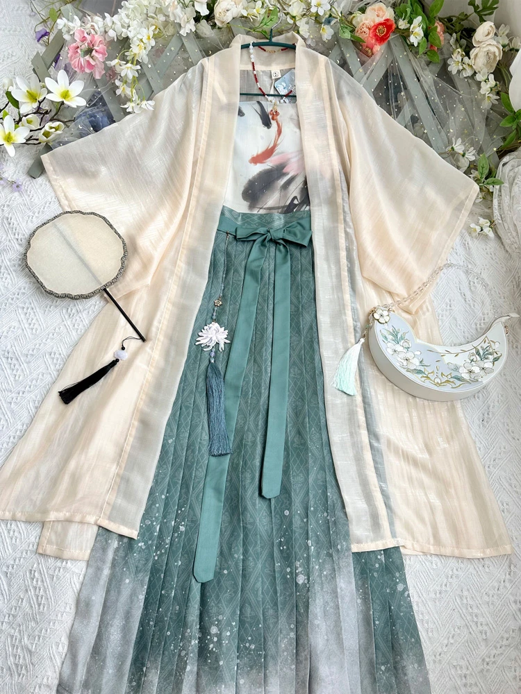 Summer Women Modern Hanfu Song Dynasty Daily Costume