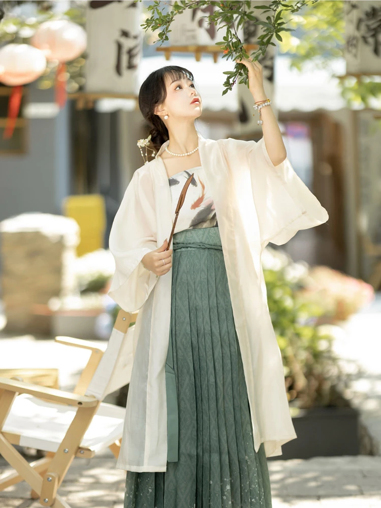 Summer Women Modern Hanfu Song Dynasty Daily Costume