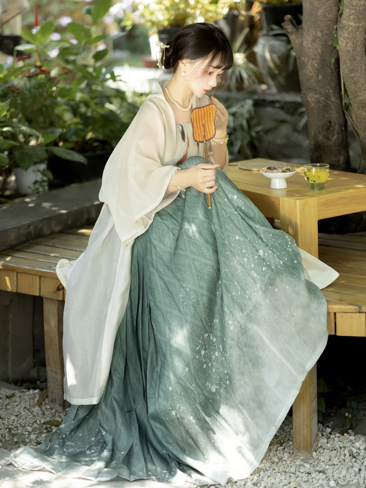 Summer Women Modern Hanfu Song Dynasty Daily Costume