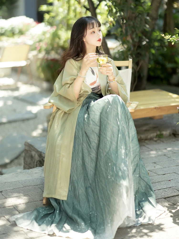 Summer Women Modern Hanfu Song Dynasty Daily Costume