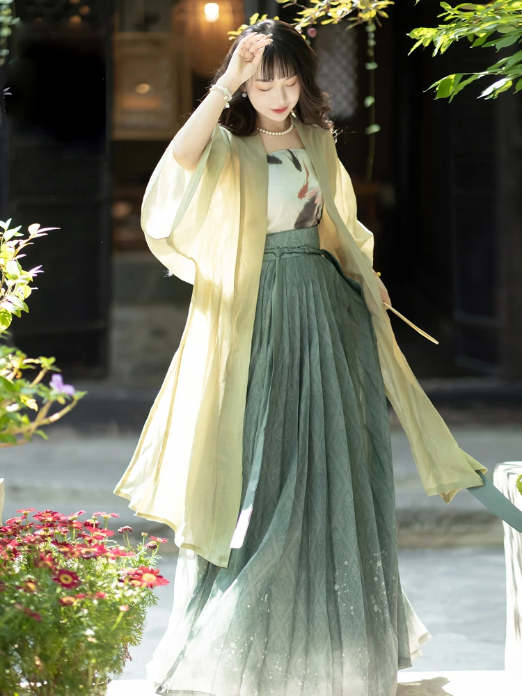 Summer Women Modern Hanfu Song Dynasty Daily Costume