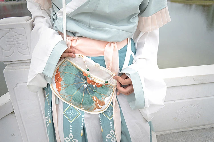 lotus purse hanfu bag wallet