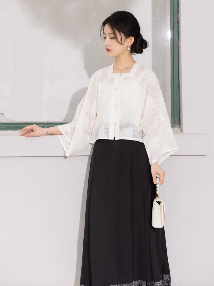 modern women hanfu mamian for summer