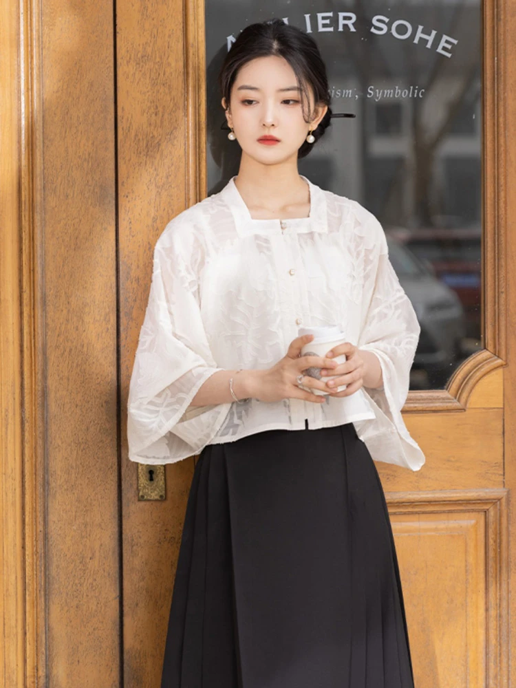 modern women hanfu mamian for summer