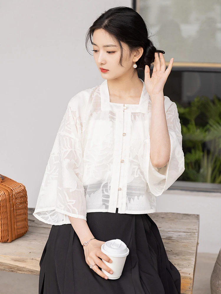 modern women hanfu mamian for summer