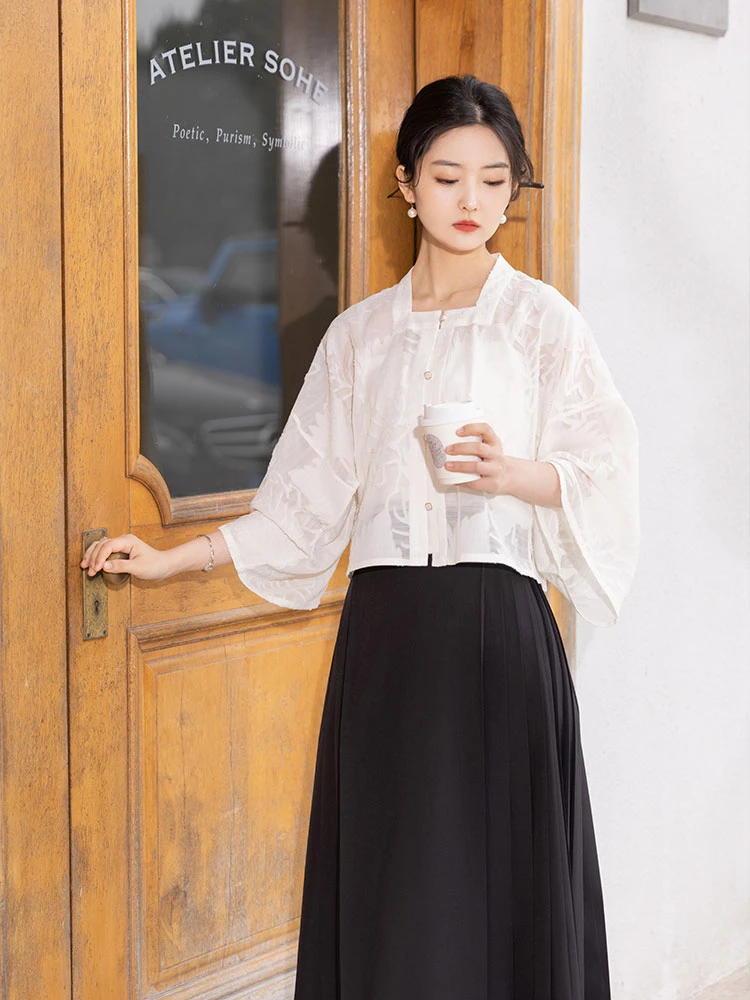 modern women hanfu mamian for summer