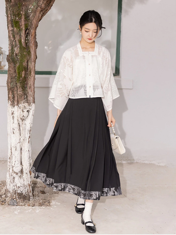 modern women hanfu mamian for summer