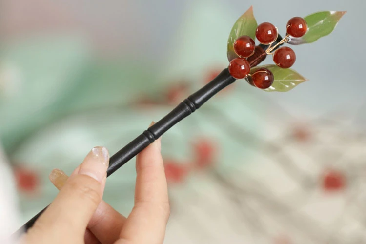 red bean hanfu hairpin accessories