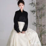 Classic Ming Dynasty Flower Bird Mamian Dress for Women