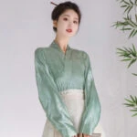 Classic Ming Dynasty Flower Bird Mamian Dress for Women