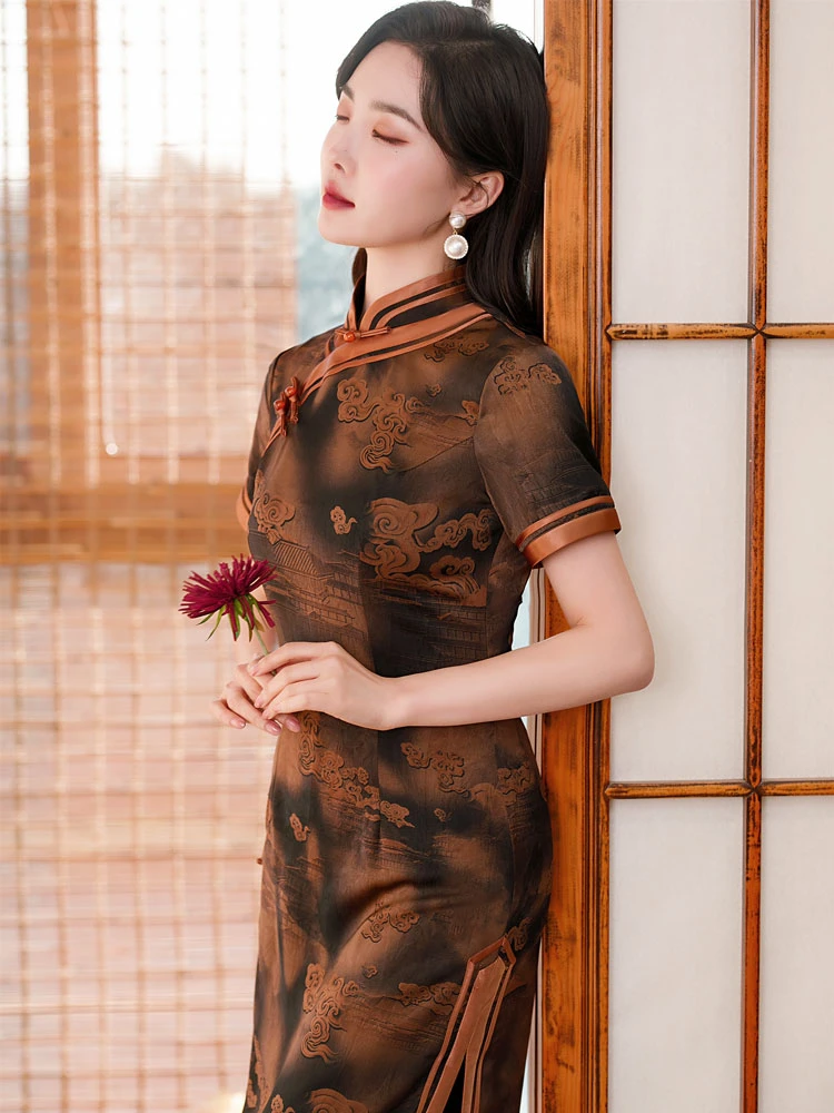 cloud palace summer qipao dress