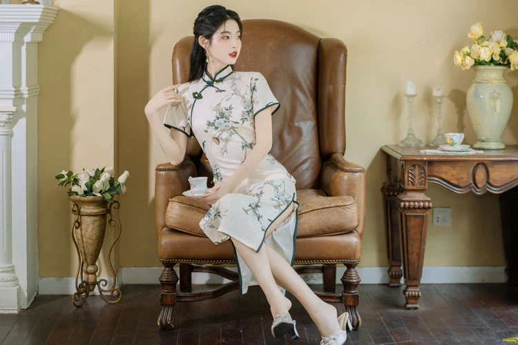 weekend qipao summer cheongsam dress