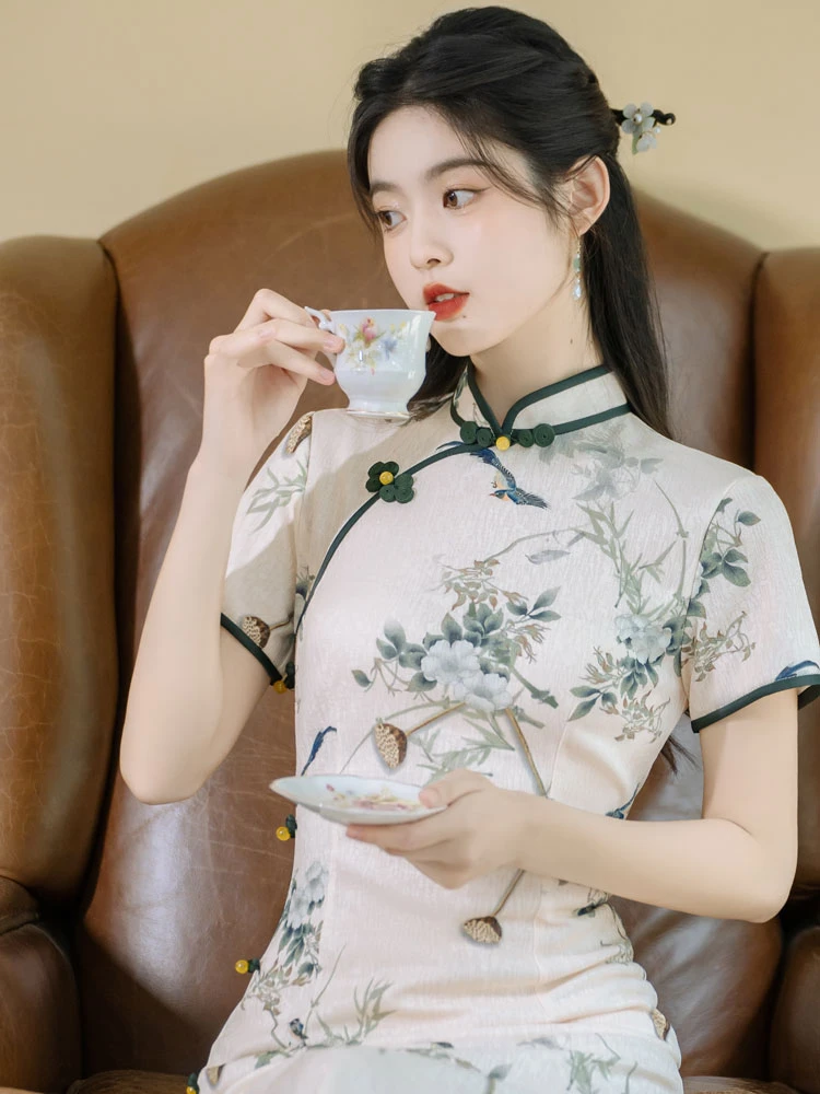 weekend qipao summer cheongsam dress