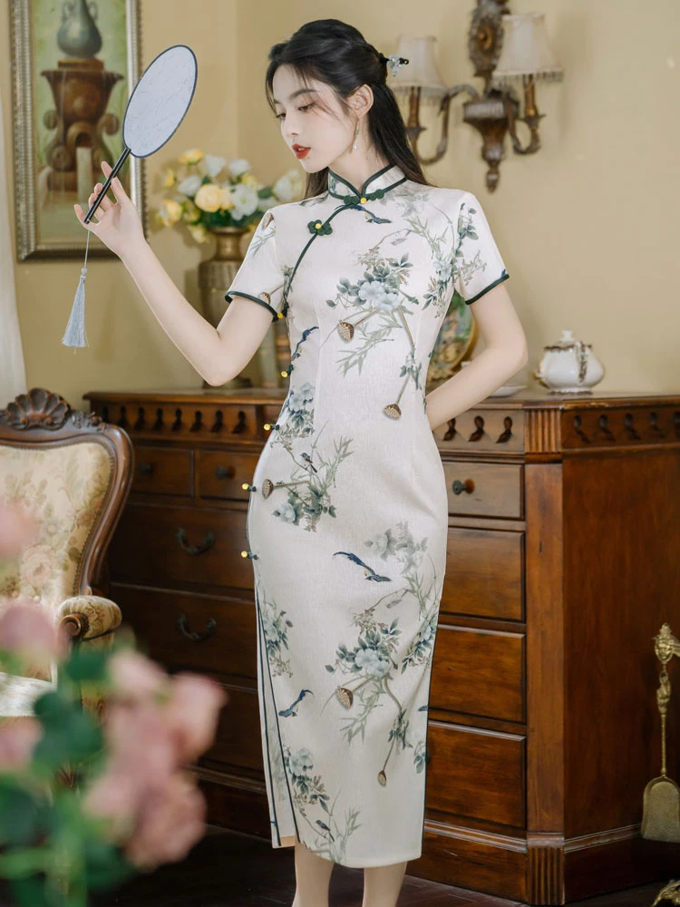 weekend qipao summer cheongsam dress