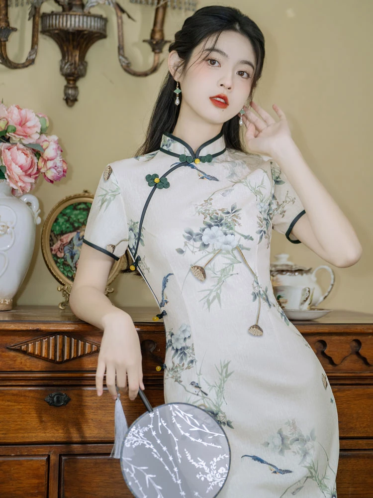 weekend qipao summer cheongsam dress