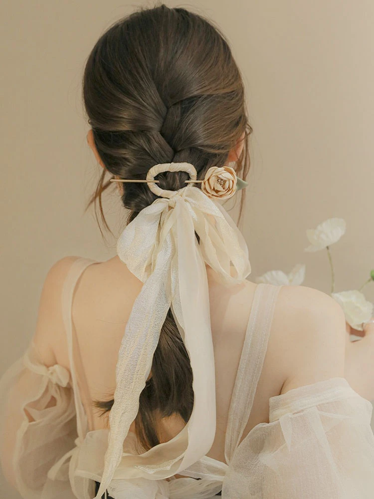 Ribbon Hairband Casual Daily Hanfu Accessories - Newhanfu