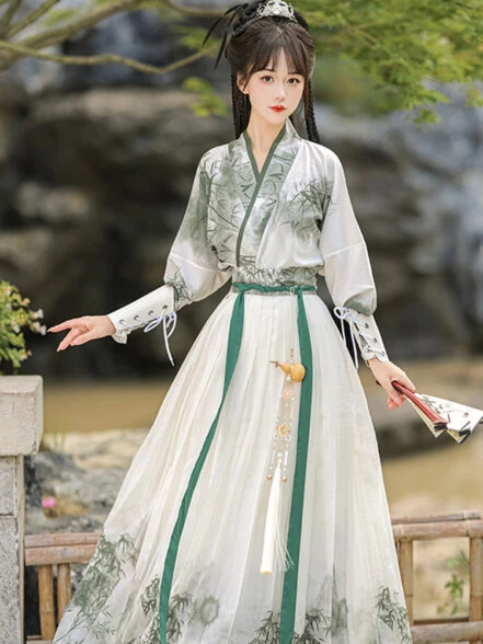 Song Dynasty Qiyao Hanfu Summer Martial Arts Heroic Costume - Newhanfu