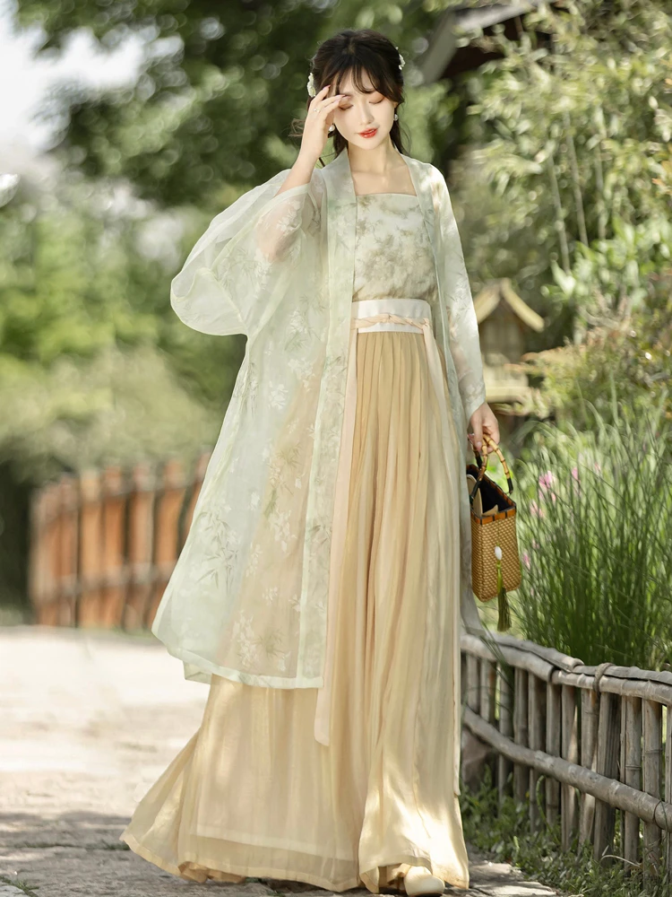 Song Dynasty Women's Hanfu Daily Commuter Casual Style Dresses