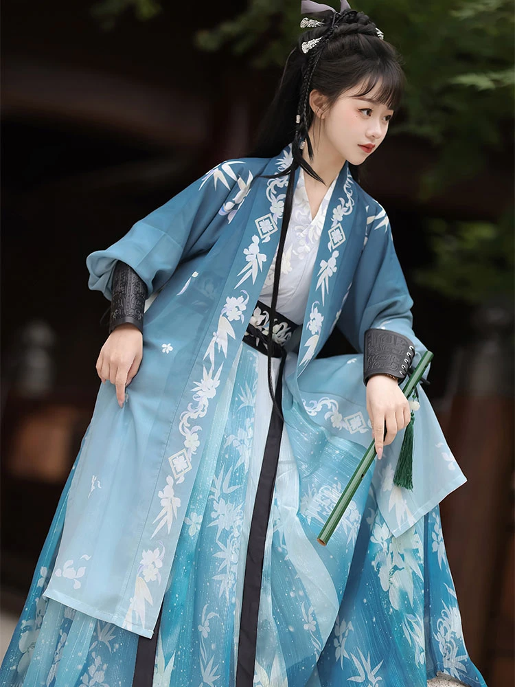 Song Style Martial Arts Hanfu Summer Cool Vintage Costume