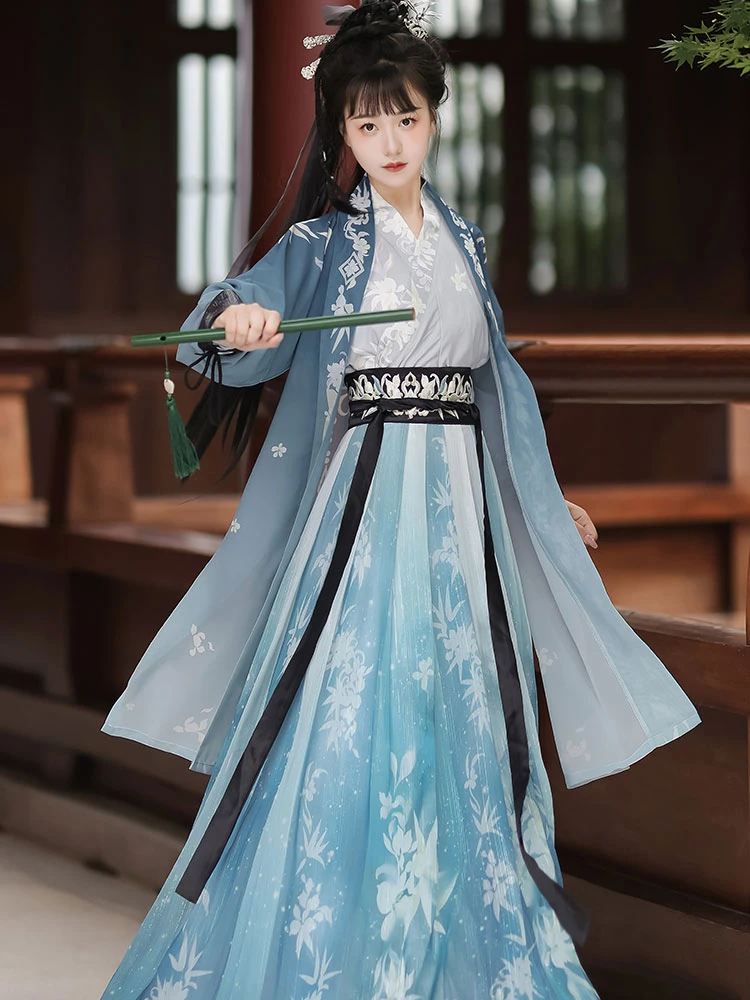 Song Style Martial Arts Hanfu Summer Cool Vintage Costume