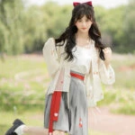 Summer Modern Song Dynasty Short Dress for Female