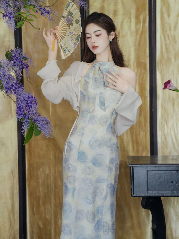 fog qipao summer modern cheongsam