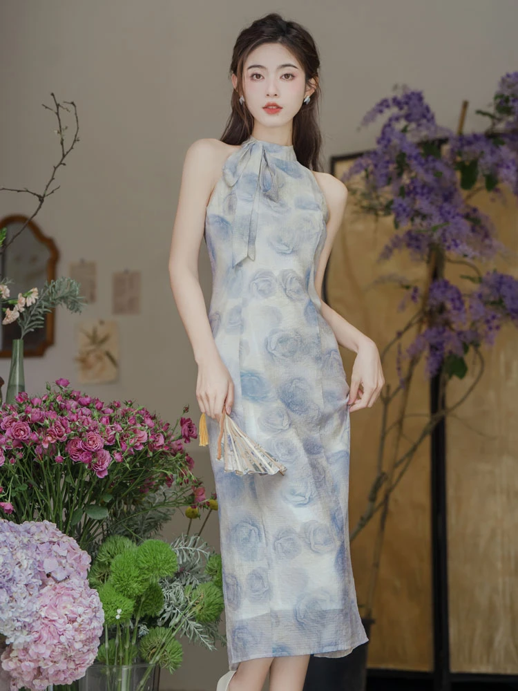 fog qipao summer modern cheongsam