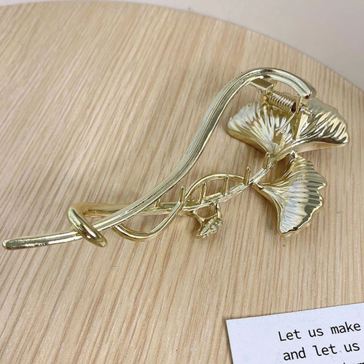 leaf hairclip casual hanfu accessories