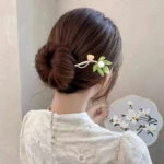 pearl lotus hanfu hairpin accessories