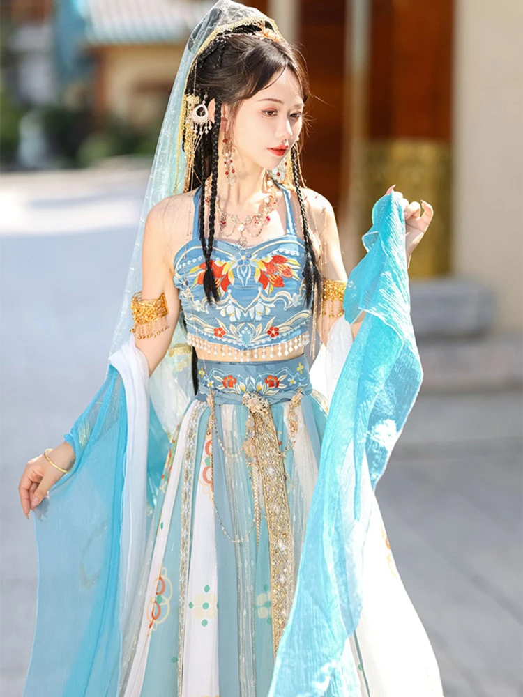 Women Dunhuang Hanfu Fairy Costume for Performance